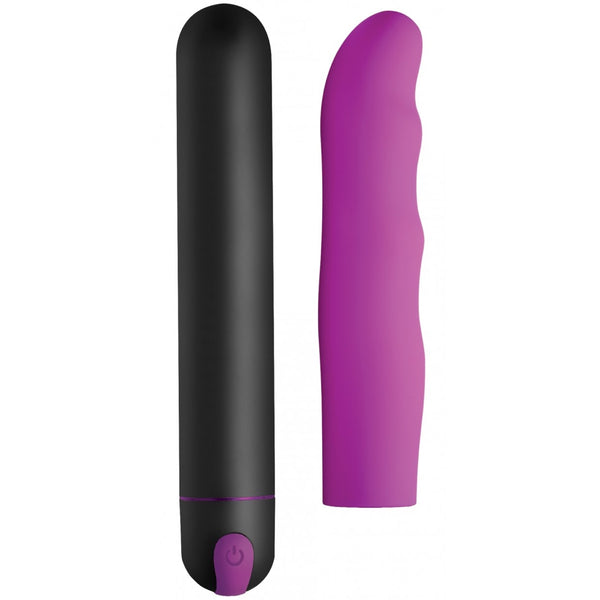 Bang! XL Silicone Bullet and Wavy Sleeve Extreme Toyz Singapore - https://extremetoyz.com.sg - Sex Toys and Lingerie Online Store