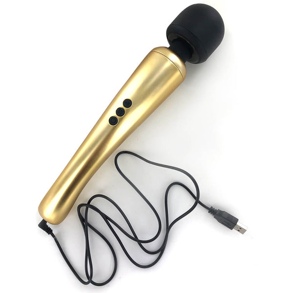 Dorcel Megawand Gold Rechargeable Wand Vibrator - Extreme Toyz Singapore - https://extremetoyz.com.sg - Sex Toys and Lingerie Online Store