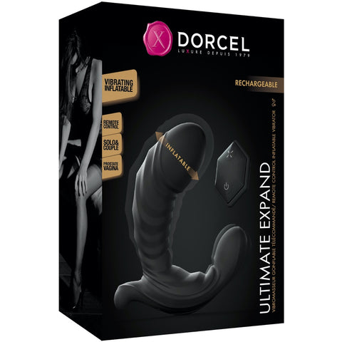 Dorcel Ultimate Expand Remote Control Rechargeable Inflatable Vibrator - Extreme Toyz Singapore - https://extremetoyz.com.sg - Sex Toys and Lingerie Online Store