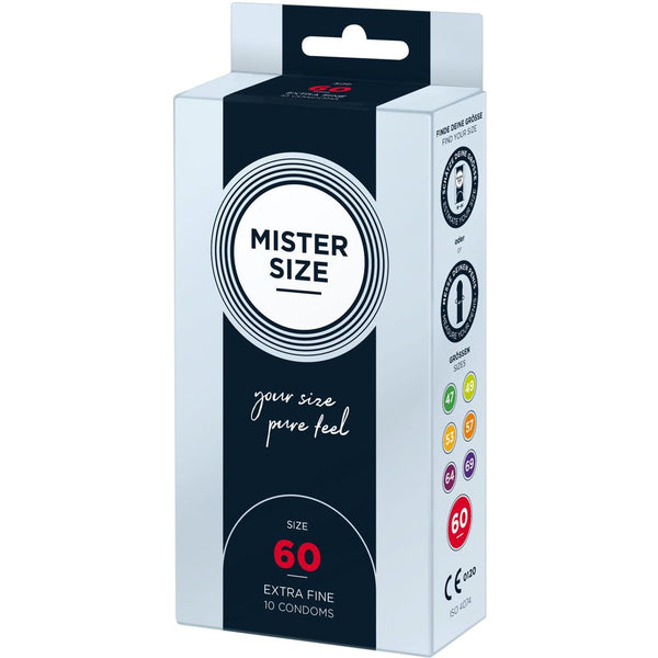 MISTER SIZE 60mm Your Size Pure Feel Condoms 3/10/36 Pack - Extreme Toyz Singapore - https://extremetoyz.com.sg - Sex Toys and Lingerie Online Store