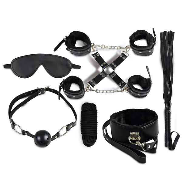 Secret Play Secret Bondage Kit - Black - Extreme Toyz Singapore - https://extremetoyz.com.sg - Sex Toys and Lingerie Online Store