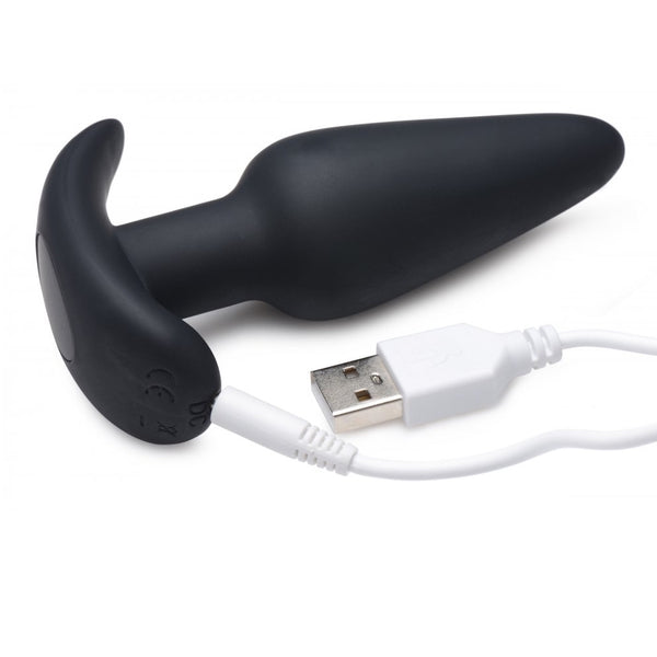 Bang! Remote Control 21X Vibrating Silicone Butt Plug - Extreme Toyz Singapore - https://extremetoyz.com.sg - Sex Toys and Lingerie Online Store