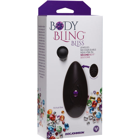 Doc Johnson Body Bling Bliss Rechargeable Mini-Vibe - Extreme Toyz Singapore - https://extremetoyz.com.sg - Sex Toys and Lingerie Online Store