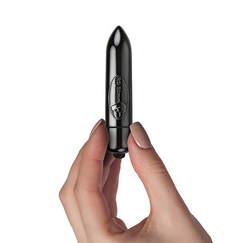 Rocks-Off RO-80mm Midnight Metal 7 Speed Bullet Vibrator - Extreme Toyz Singapore - https://extremetoyz.com.sg - Sex Toys and Lingerie Online Store