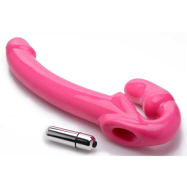 Strap U 7X Revolver Slim 8 inch Vibrating Strapless Strap-on - Extreme Toyz Singapore - https://extremetoyz.com.sg - Sex Toys and Lingerie Online Store