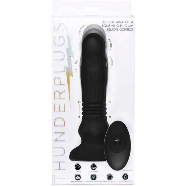 ThunderPlugs Swelling & Thrusting Plug with Remote Control - Extreme Toyz Singapore - https://extremetoyz.com.sg - Sex Toys and Lingerie Online Store - Bondage Gear / Vibrators / Electrosex Toys / Wireless Remote Control Vibes / Sexy Lingerie and Role Play / BDSM / Dungeon Furnitures / Dildos and Strap Ons  / Anal and Prostate Massagers / Anal Douche and Cleaning Aide / Delay Sprays and Gels / Lubricants and more...