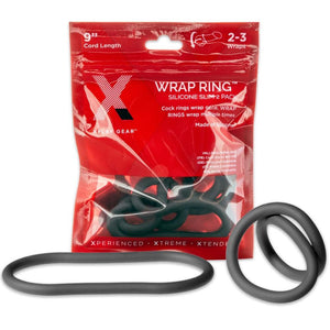Perfect Fit The XPLAY Silicone 9" Thin Wrap Ring (2 Pack) - Extreme Toyz Singapore - https://extremetoyz.com.sg - Sex Toys and Lingerie Online Store