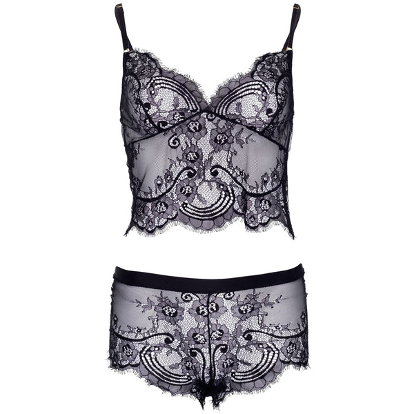 Leg Avenue Main Attraction Lace Cami Set (3 Sizes Available) - Extreme Toyz Singapore - https://extremetoyz.com.sg - Sex Toys and Lingerie Online Store