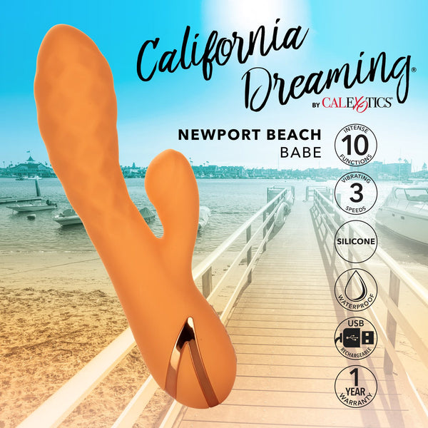 California Dreaming Newport Beach Babe Rechargeable Thumping Vibrator