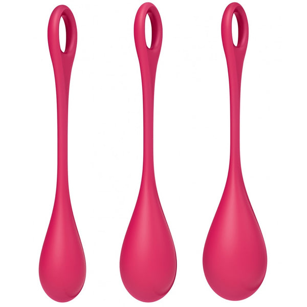 Satisfyer Yoni Power 1 Ben Wa Balls Pelvic Floor Training Set - Extreme Toyz Singapore - https://extremetoyz.com.sg - Sex Toys and Lingerie Online Store