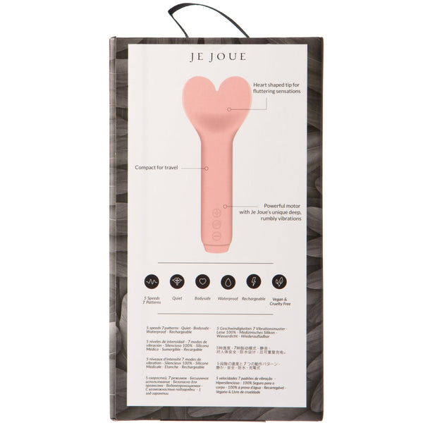 Je Joue Amour Heart-Shaped Rechargeable Bullet Vibrator - Extreme Toyz Singapore - https://extremetoyz.com.sg - Sex Toys and Lingerie Online Store