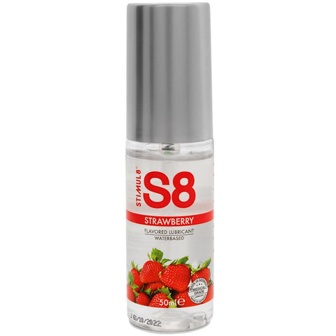 Stimul8 S8 Strawberry Flavored Lube 50ml - Extreme Toyz Singapore - https://extremetoyz.com.sg - Sex Toys and Lingerie Online Store