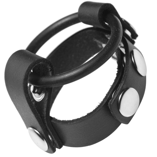 STRICT LEATHER Leather Cock Ring Harness - Extreme Toyz Singapore - https://extremetoyz.com.sg - Sex Toys and Lingerie Online Store - Bondage Gear / Vibrators / Electrosex Toys / Wireless Remote Control Vibes / Sexy Lingerie and Role Play / BDSM / Dungeon Furnitures / Dildos and Strap Ons  / Anal and Prostate Massagers / Anal Douche and Cleaning Aide / Delay Sprays and Gels / Lubricants and more...