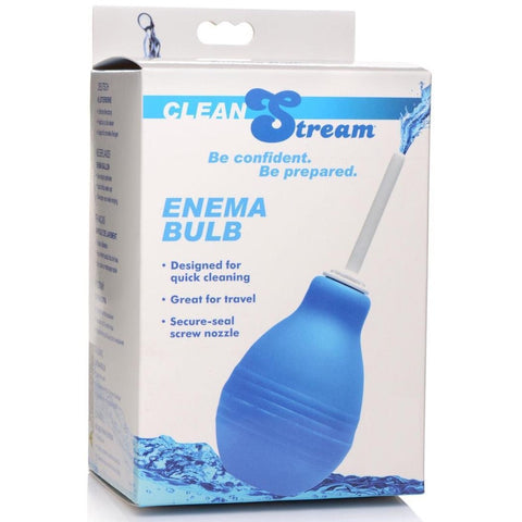 CleanStream Enema Bulb Blue - Extreme Toyz Singapore - https://extremetoyz.com.sg - Sex Toys and Lingerie Online Store