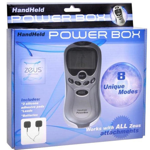 Zeus Handheld 8 Mode Power Box with Black Pads