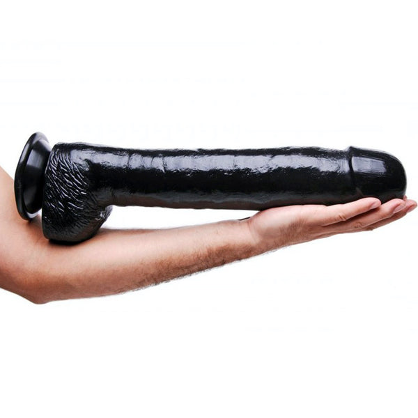 Master Cock The Destroyer Huge 16.5" Dildo (Black) - Extreme Toyz Singapore - https://extremetoyz.com.sg - Sex Toys and Lingerie Online Store