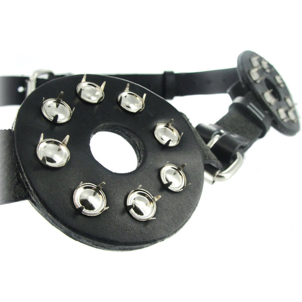 Strict Leather Studded Spiked Breast Binder with Nipple Holes - Extreme Toyz Singapore - https://extremetoyz.com.sg - Sex Toys and Lingerie Online Store