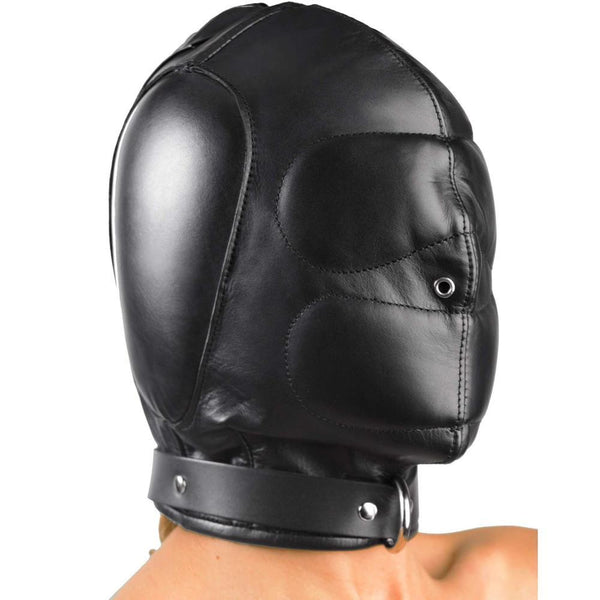 Padded Leather Hood