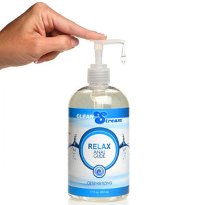 CleanStream Relax Desensitizing Anal Lube 17 oz. - Extreme Toyz Singapore - https://extremetoyz.com.sg - Sex Toys and Lingerie Online Store