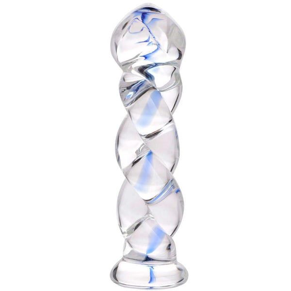 Prisms Erotic Glass Soma Twisted Glass Dildo - Extreme Toyz Singapore - https://extremetoyz.com.sg - Sex Toys and Lingerie Online Store - Bondage Gear / Vibrators / Electrosex Toys / Wireless Remote Control Vibes / Sexy Lingerie and Role Play / BDSM / Dungeon Furnitures / Dildos and Strap Ons  / Anal and Prostate Massagers / Anal Douche and Cleaning Aide / Delay Sprays and Gels / Lubricants and more...