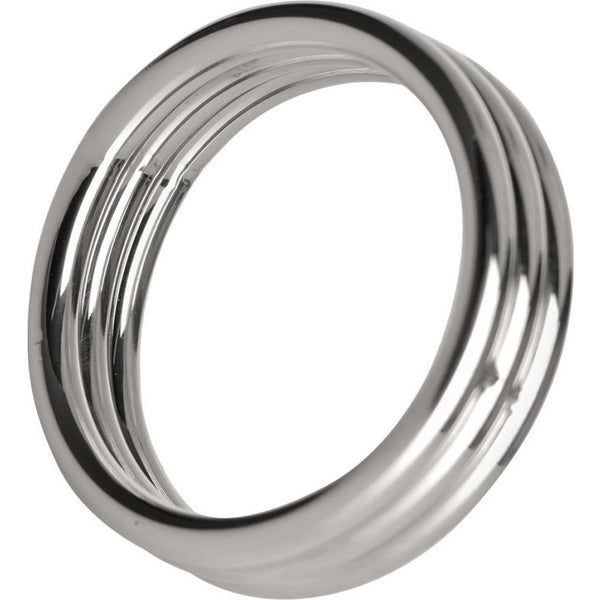Master Series Echo Stainless Steel Triple Cock Ring - Extreme Toyz Singapore - https://extremetoyz.com.sg - Sex Toys and Lingerie Online Store - Bondage Gear / Vibrators / Electrosex Toys / Wireless Remote Control Vibes / Sexy Lingerie and Role Play / BDSM / Dungeon Furnitures / Dildos and Strap Ons  / Anal and Prostate Massagers / Anal Douche and Cleaning Aide / Delay Sprays and Gels / Lubricants and more...