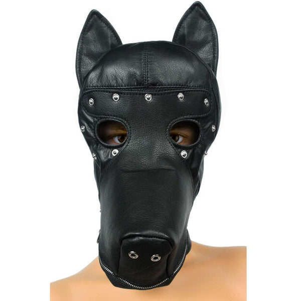 Ultimate Leather Dog Hood