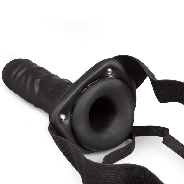 Size Matters Erection Assist Hollow Silicone Strap On - Extreme Toyz Singapore - https://extremetoyz.com.sg - Sex Toys and Lingerie Online Store