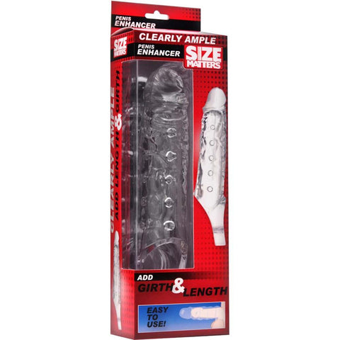 Size Matters Clearly Ample Penis Enhancer - Extreme Toyz Singapore - https://extremetoyz.com.sg - Sex Toys and Lingerie Online Store