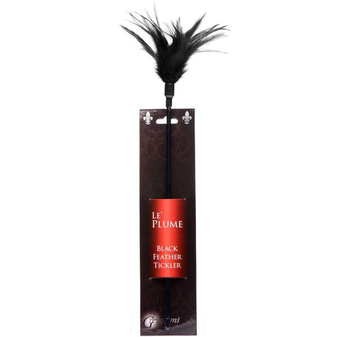 Le Plume Feather Tickler - Black