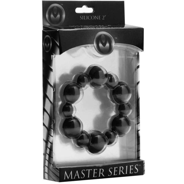Master Series Shadow Silicone Beaded Cock Ring - Extreme Toyz Singapore - https://extremetoyz.com.sg - Sex Toys and Lingerie Online Store - Bondage Gear / Vibrators / Electrosex Toys / Wireless Remote Control Vibes / Sexy Lingerie and Role Play / BDSM / Dungeon Furnitures / Dildos and Strap Ons  / Anal and Prostate Massagers / Anal Douche and Cleaning Aide / Delay Sprays and Gels / Lubricants and more...