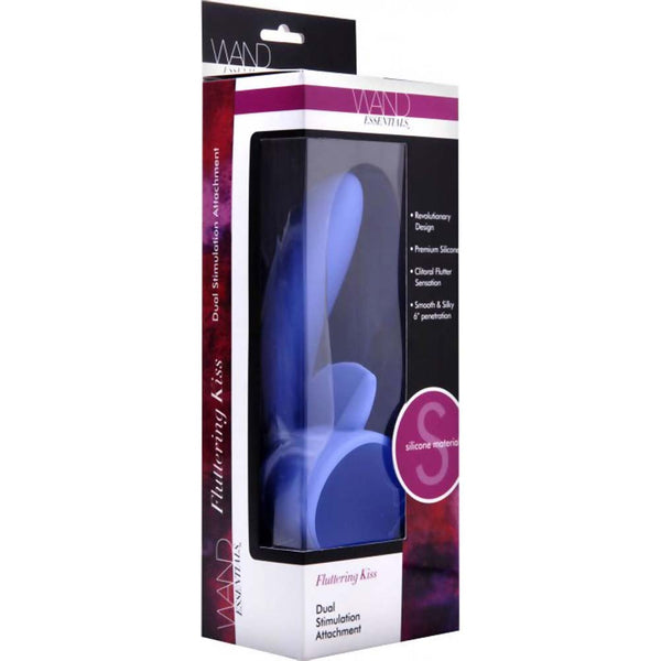 Wand Essentials Fluttering Kiss Dual Stimulation Wand Attachment - Extreme Toyz Singapore - https://extremetoyz.com.sg - Sex Toys and Lingerie Online Store - Bondage Gear / Vibrators / Electrosex Toys / Wireless Remote Control Vibes / Sexy Lingerie and Role Play / BDSM / Dungeon Furnitures / Dildos and Strap Ons  / Anal and Prostate Massagers / Anal Douche and Cleaning Aide / Delay Sprays and Gels / Lubricants and more...