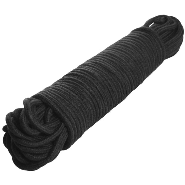 Master Series 96 ft Black Cotton Bondage Rope - Extreme Toyz Singapore - https://extremetoyz.com.sg - Sex Toys and Lingerie Online Store - Bondage Gear / Vibrators / Electrosex Toys / Wireless Remote Control Vibes / Sexy Lingerie and Role Play / BDSM / Dungeon Furnitures / Dildos and Strap Ons  / Anal and Prostate Massagers / Anal Douche and Cleaning Aide / Delay Sprays and Gels / Lubricants and more...