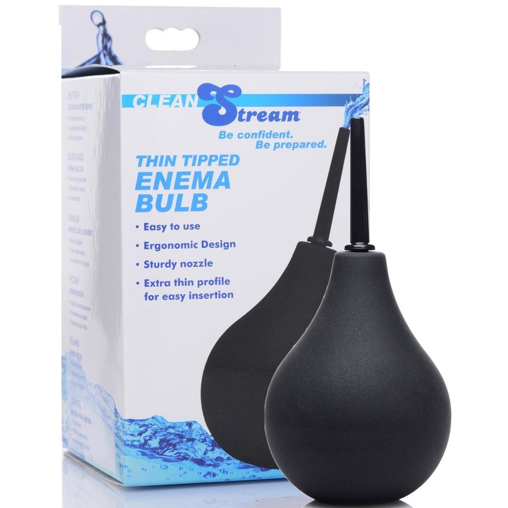 CleanStream Thin Tip Silicone Enema Bulb - Extreme Toyz Singapore - https://extremetoyz.com.sg - Sex Toys and Lingerie Online Store