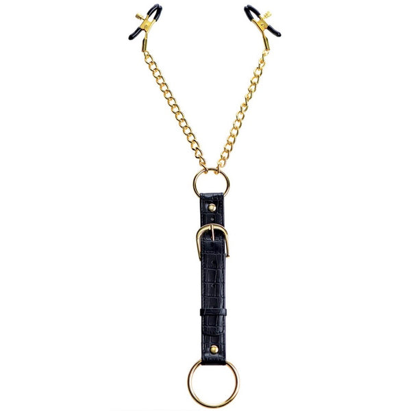 Master Series Penitentiary Nipple Clamps and Cock Ring Set - Extreme Toyz Singapore - https://extremetoyz.com.sg - Sex Toys and Lingerie Online Store