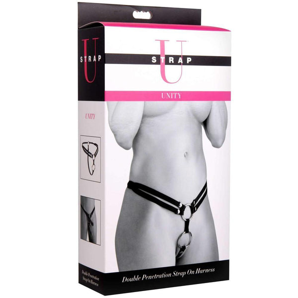 Unity Double Penetration Strap On Harness