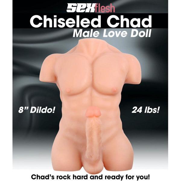SexFlesh Chiseled Chad Male Love Doll - Extreme Toyz Singapore - https://extremetoyz.com.sg - Sex Toys and Lingerie Online Store