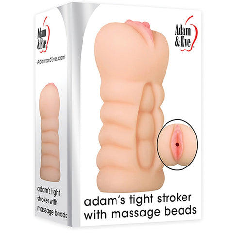 Adam & Eve Adam's Tight Stroker With Massage Beads - Extreme Toyz Singapore - https://extremetoyz.com.sg - Sex Toys and Lingerie Online Store