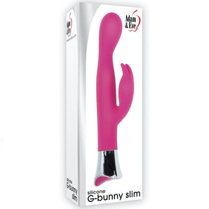 Adam & Eve Silicone G-Bunny Slim Rabbit Vibrator - Extreme Toyz Singapore - https://extremetoyz.com.sg - Sex Toys and Lingerie Online Store