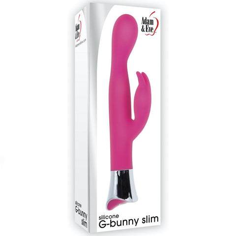 Adam & Eve Silicone G-Bunny Slim Rabbit Vibrator - Extreme Toyz Singapore - https://extremetoyz.com.sg - Sex Toys and Lingerie Online Store