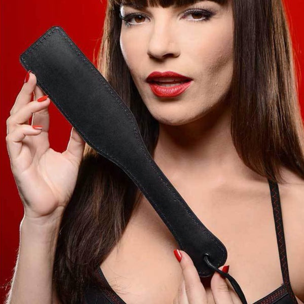 Master Series Crimson Tied Steel Enforced Spanking Paddle  - Extreme Toyz Singapore - https://extremetoyz.com.sg - Sex Toys and Lingerie Online Store