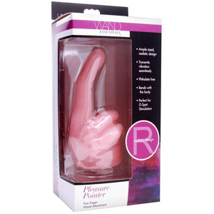 Wand Essentials Pleasure Pointer Two Finger Wand Attachment - Extreme Toyz Singapore - https://extremetoyz.com.sg - Sex Toys and Lingerie Online Store - Bondage Gear / Vibrators / Electrosex Toys / Wireless Remote Control Vibes / Sexy Lingerie and Role Play / BDSM / Dungeon Furnitures / Dildos and Strap Ons  / Anal and Prostate Massagers / Anal Douche and Cleaning Aide / Delay Sprays and Gels / Lubricants and more...