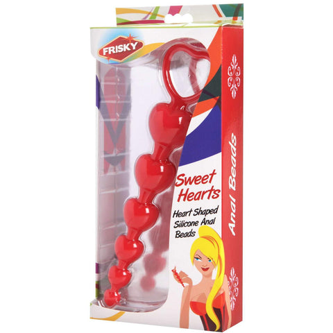 Sweet Heart Silicone Anal Beads