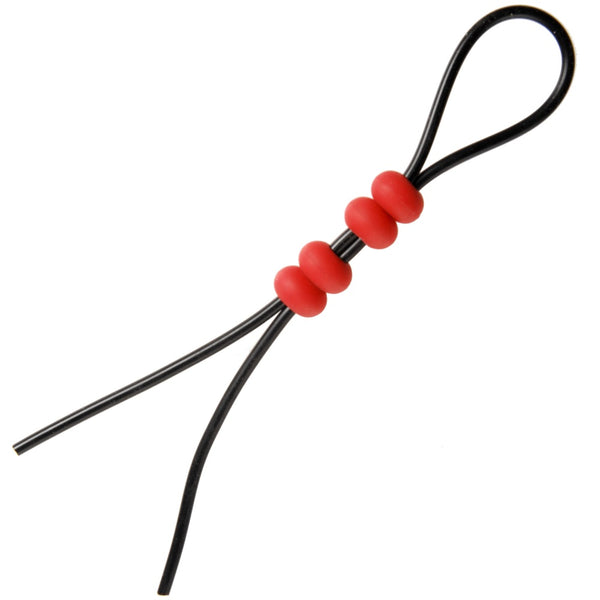 Master Series Crimson Tied Bolo Lasso Style Adjustable Cock Ring - Extreme Toyz Singapore - https://extremetoyz.com.sg - Sex Toys and Lingerie Online Store