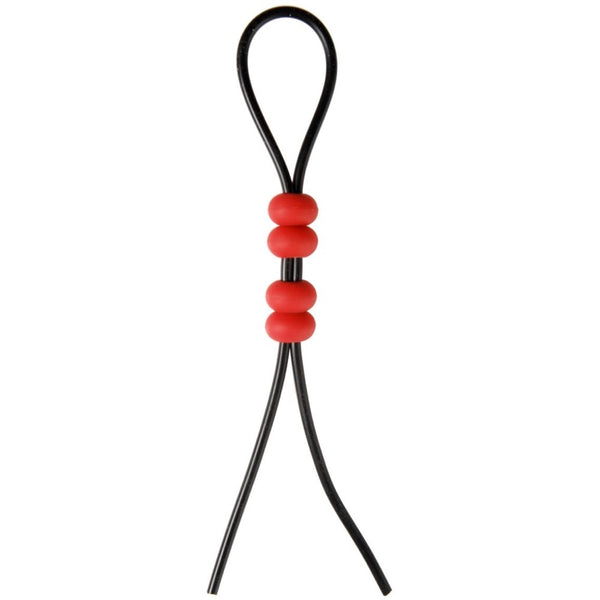 Master Series Crimson Tied Bolo Lasso Style Adjustable Cock Ring - Extreme Toyz Singapore - https://extremetoyz.com.sg - Sex Toys and Lingerie Online Store