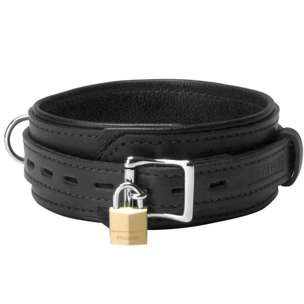 Black Premium Leather Bondage Essentials Kit
