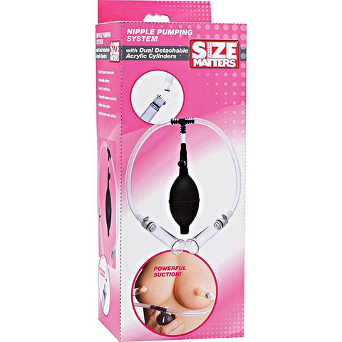 Size Matters Nipple Pumping System - Extreme Toyz Singapore - https://extremetoyz.com.sg - Sex Toys and Lingerie Online Store