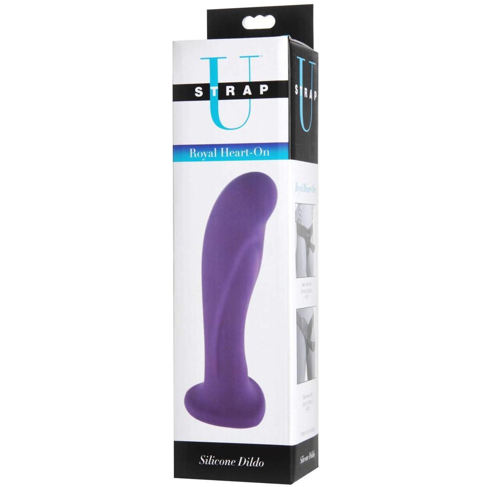 Royal Heart On Silicone Harness Dildo