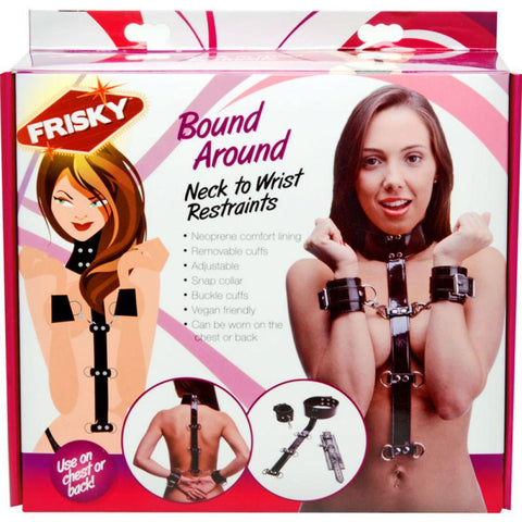 Bound Around Neck to Wrist Restraints