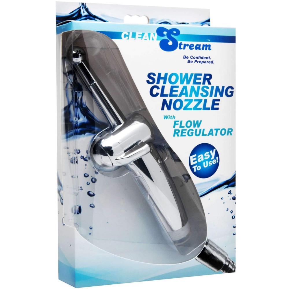 CleanStream Shower Cleansing Nozzle with Flow Regulator - Extreme Toyz Singapore - https://extremetoyz.com.sg - Sex Toys and Lingerie Online Store
