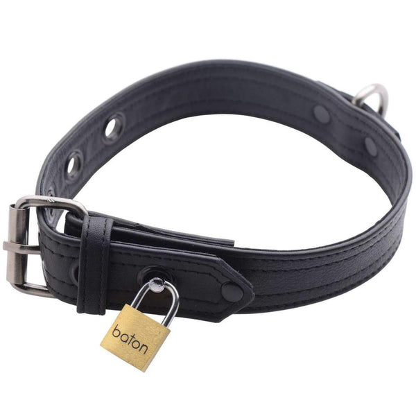 STRICT LEATHER Luxury Leather Locking Collar - Extreme Toyz Singapore - https://extremetoyz.com.sg - Sex Toys and Lingerie Online Store - Bondage Gear / Vibrators / Electrosex Toys / Wireless Remote Control Vibes / Sexy Lingerie and Role Play / BDSM / Dungeon Furnitures / Dildos and Strap Ons  / Anal and Prostate Massagers / Anal Douche and Cleaning Aide / Delay Sprays and Gels / Lubricants and more...